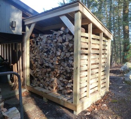 Wood Shed Firewood Storage