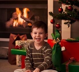 Holiday Decorations Fireplace Safety
