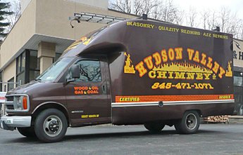 chimney sweep truck in new paltz ny