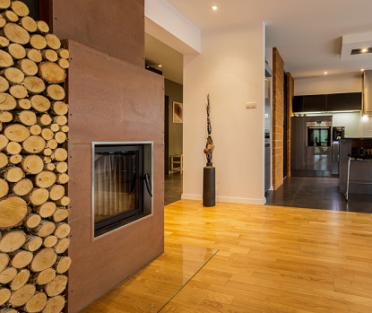 Zero Clearance Wood Fireplace