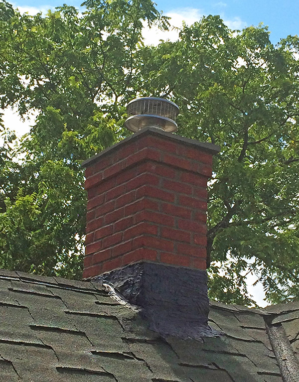 new chimney cap, new chimney crown and chimney rebuild in walden ny