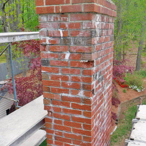 poughskeepsie by chimney spalling repairs 