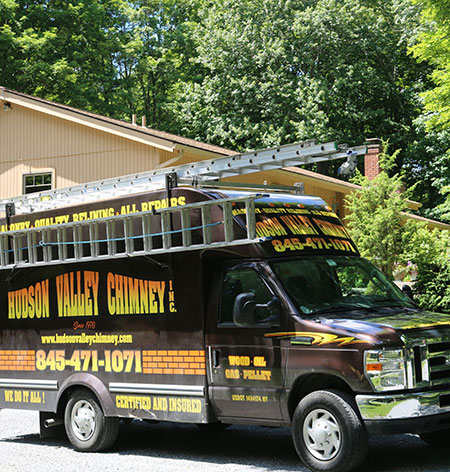 hudson valley ny chimney sweep truck