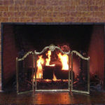 fireplace hearth screen protection