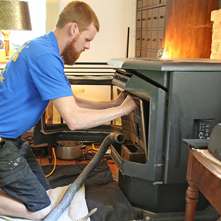 Hudson Valley Chimney cleans wood stoves