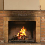 Open-style fireplace