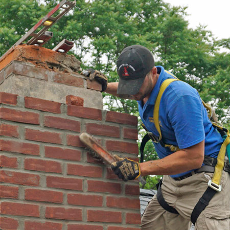 Chimney Masonry Repair in Marlborough NY in 