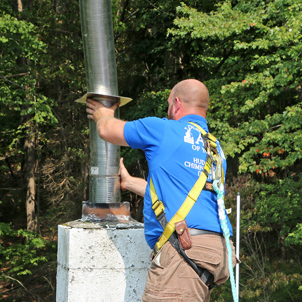 Stainless Steel Flue Liner Installation in Lake Carmel NY