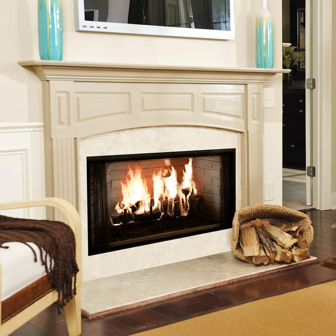 New wood burning fireplace in Lloyd NY