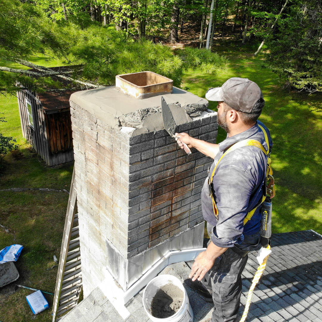 leaky chimney repair in Rhinebeck NY