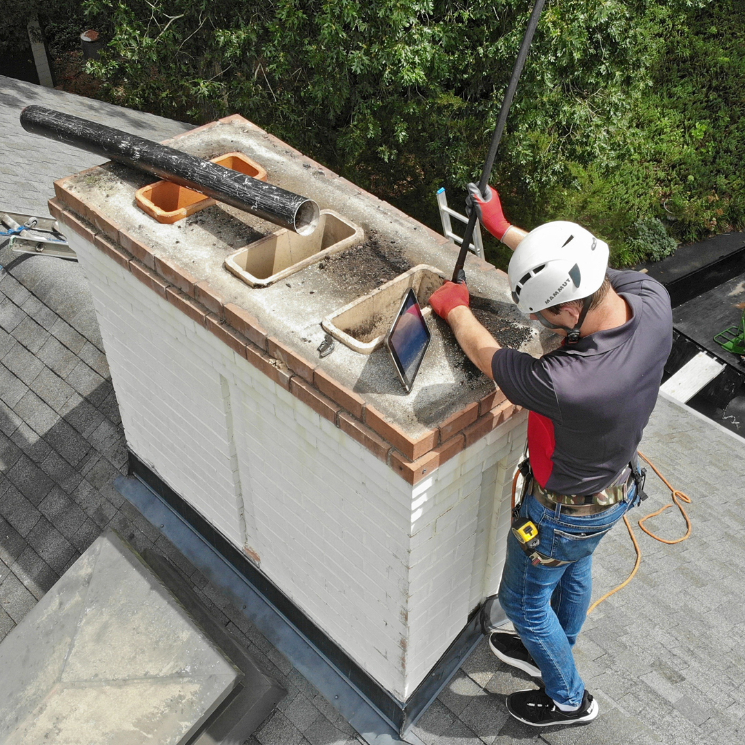The only sure way to remove creosote is professional chimney sweeping performed by a trained chimney technician in Hyde Park, New York